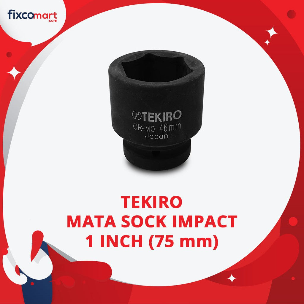 Tekiro Mata Sock Impact 1 Inch 75 Mm 6Pt