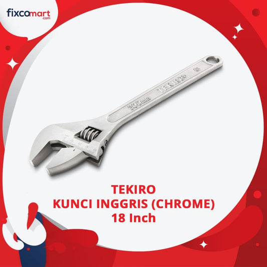 Tekiro Kunci Inggris 18 Inch (Chrome)