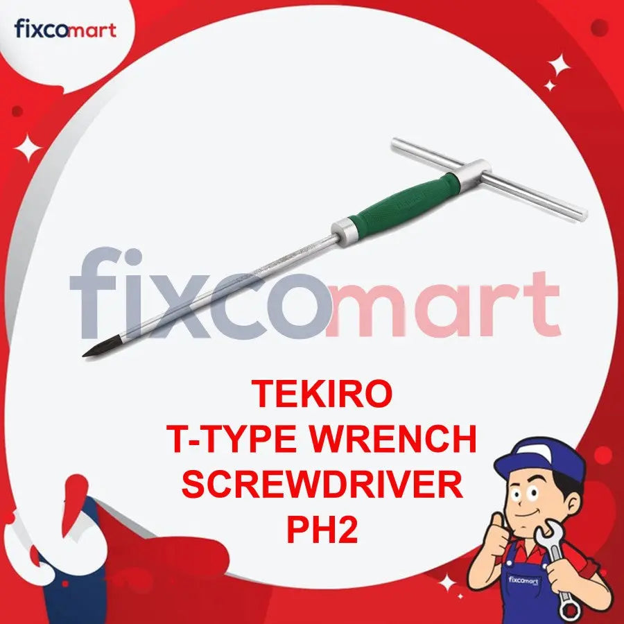 Kunci Sock T Obeng PH3 / Tekiro Kunci T / Obeng Socket - OBENG PH3 FIXCOMART