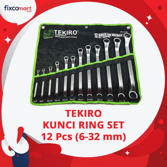 Tekiro Kunci Ring Set 12 Pcs (6-32 mm)