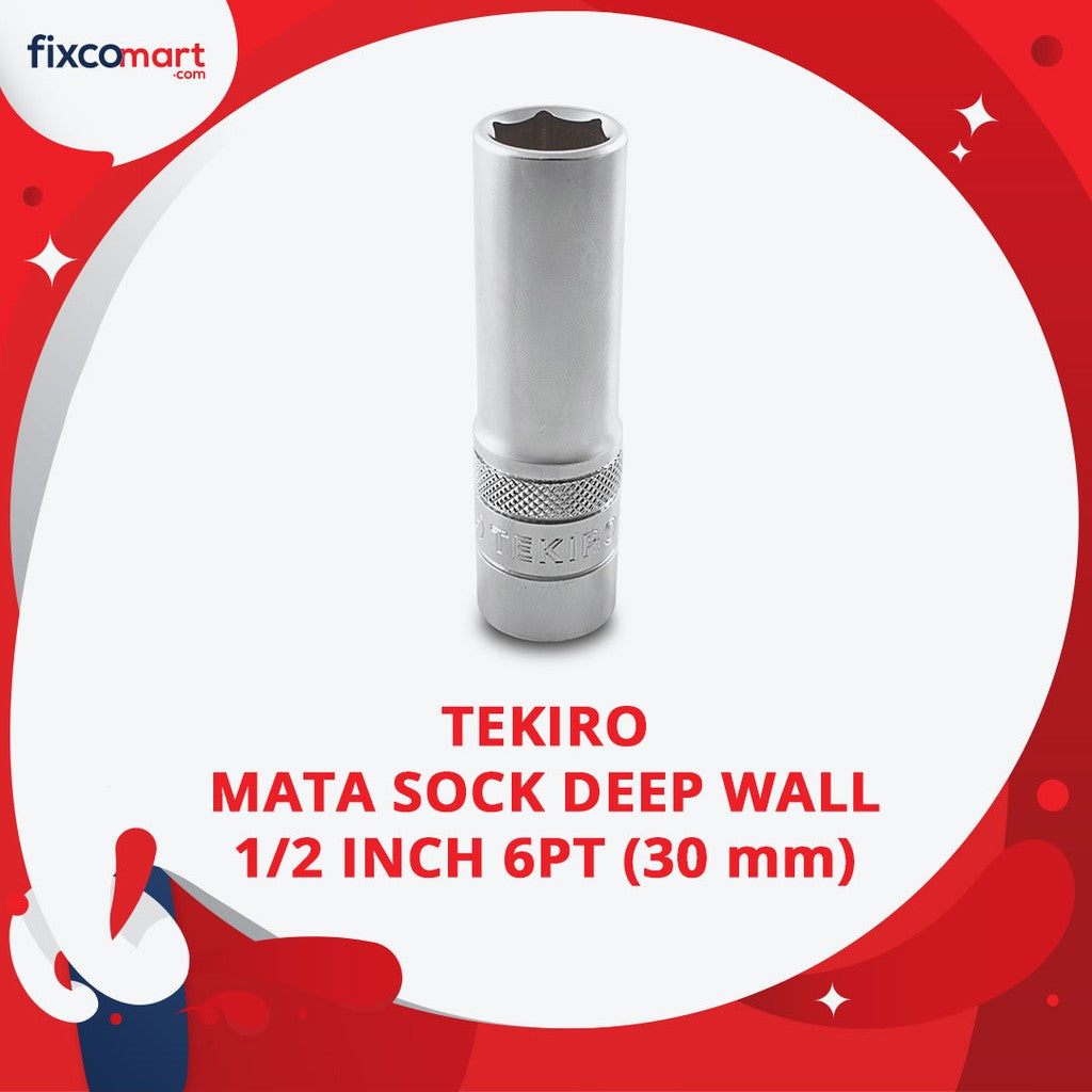 Tekiro Mata Sock Deep Waal 1/2 Inch 30 Mm 6Pt