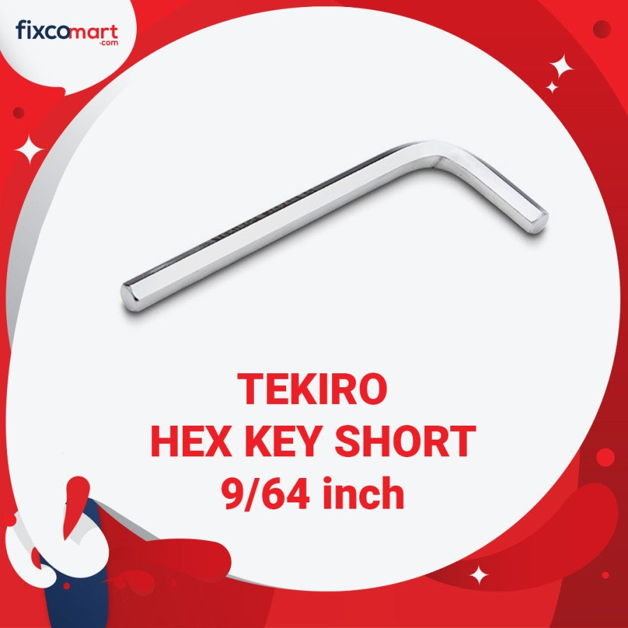 Tekiro Kunci L Pendek 9/64 inch / Hex Key Short