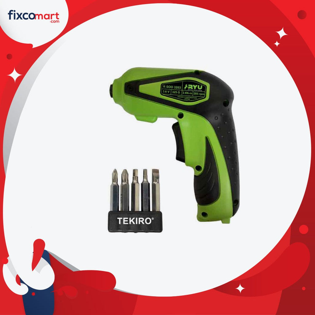 Ryu Rcd 3.6 / Mesin Bor Obeng Baterai / Mesin Bor Listrik Usb 3.6 V
