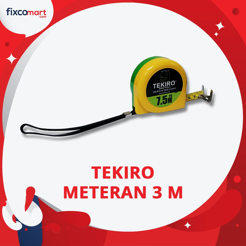 Tekiro Meteran 3 M / Measurement Tape