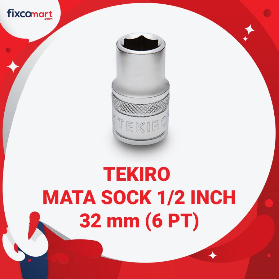 Tekiro Mata Sock 1/2 Inch 32 mm 6PT