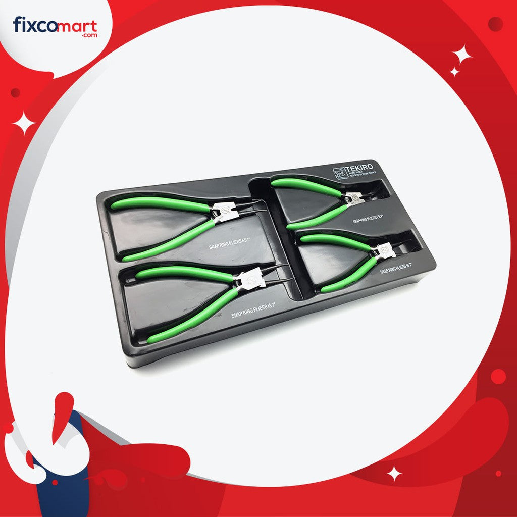 Tekiro Tool Tray Tang Snap Ring Set 4 Pcs