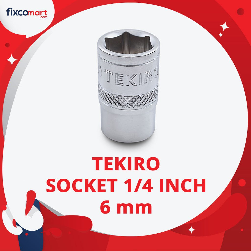 Tekiro Mata Sock 1/4 Inch 6 Mm 6 Pt