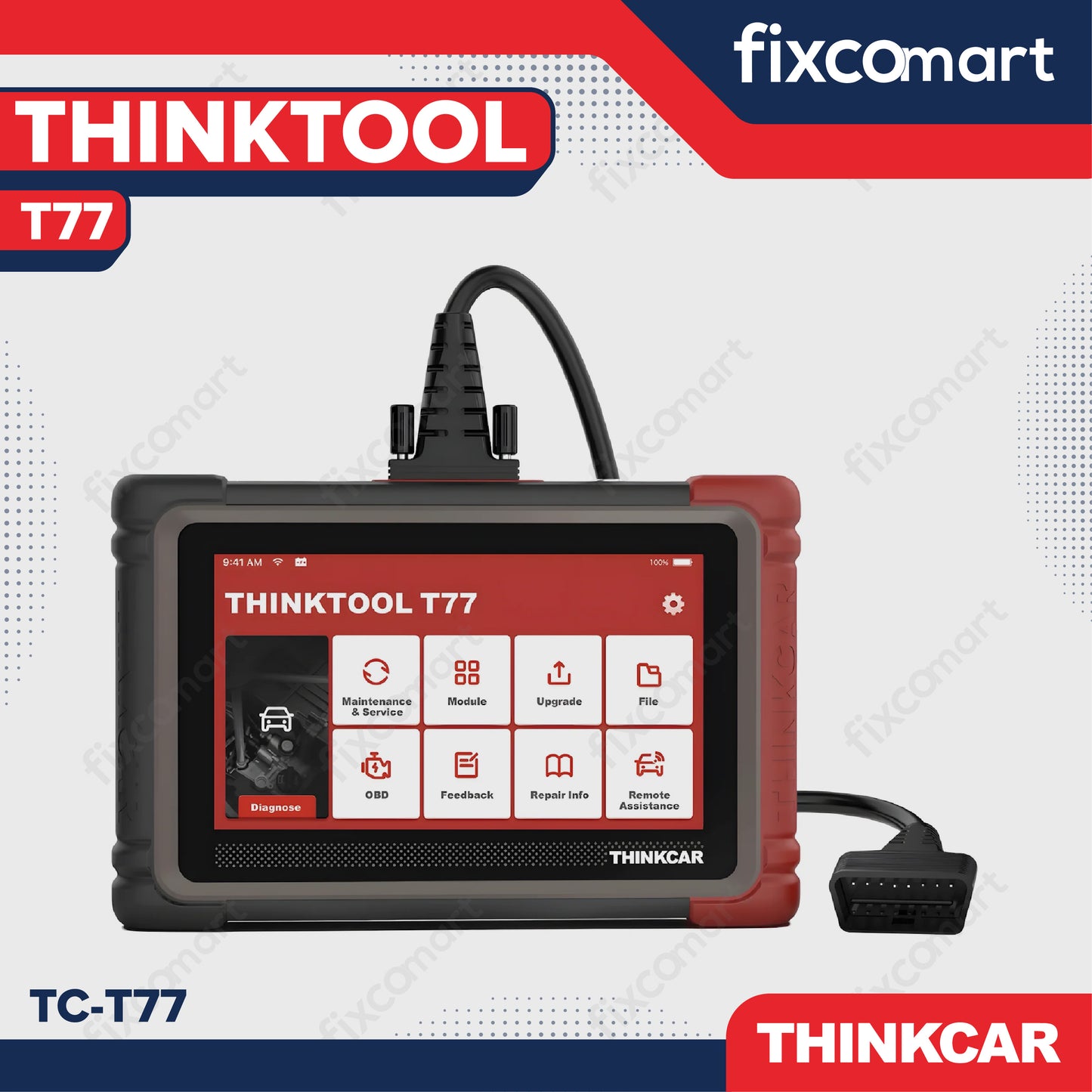 ThinkCar T77 Alat Scanner Mobil OBD2 Car Diagnostic