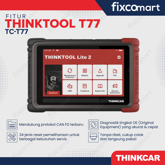 ThinkCar T77 Alat Scanner Mobil OBD2 Car Diagnostic