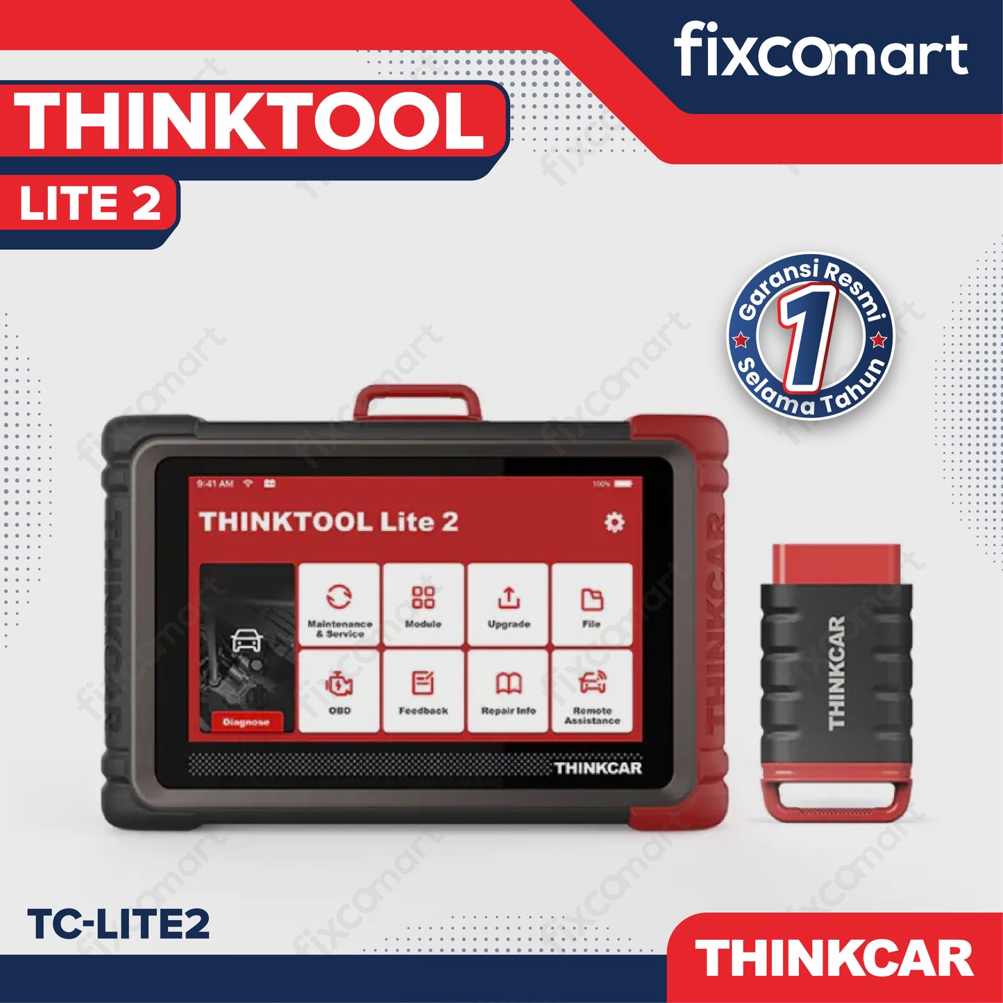 ThinkCar Lite2 Alat Scanner Mobil OBD2 Car Diagnostic