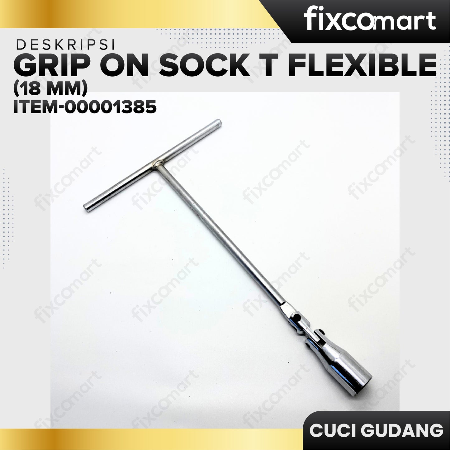 GARAGE SALE - GRIP ON Sock T Flexible 18 mm