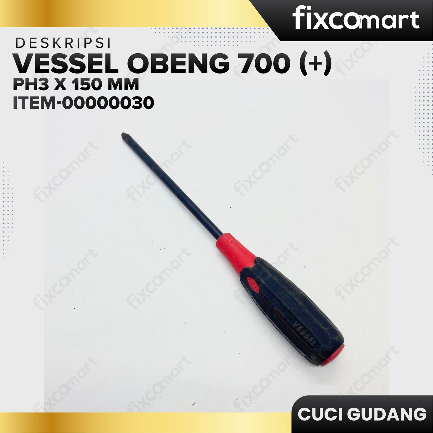 GARAGE SALE - VESSEL Obeng 700 (+) PH3 X 150 mm