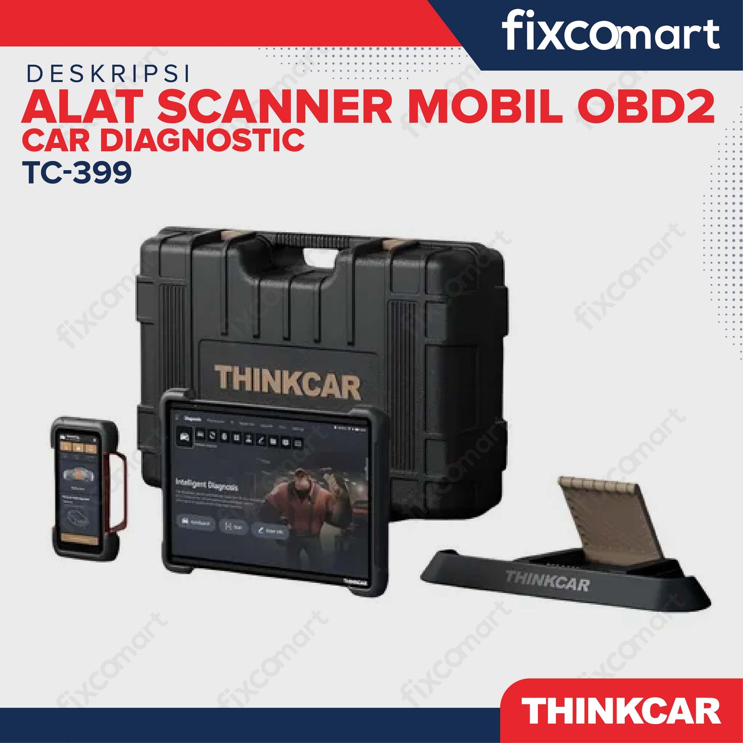 ThinkCar 399 Alat Scanner Mobil OBD2 Car Diagnostic - THINKCAR TC-399 – Alat Scanner Mobil OBD2 Profesional