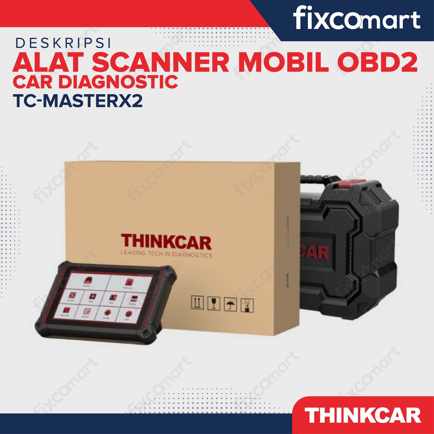 ThinkCar MasterX2 Alat Scanner Mobil OBD2 Car Diagnostic - THINKCAR TC-MasterX2 – Alat Scanner Mobil OBD2 Profesional