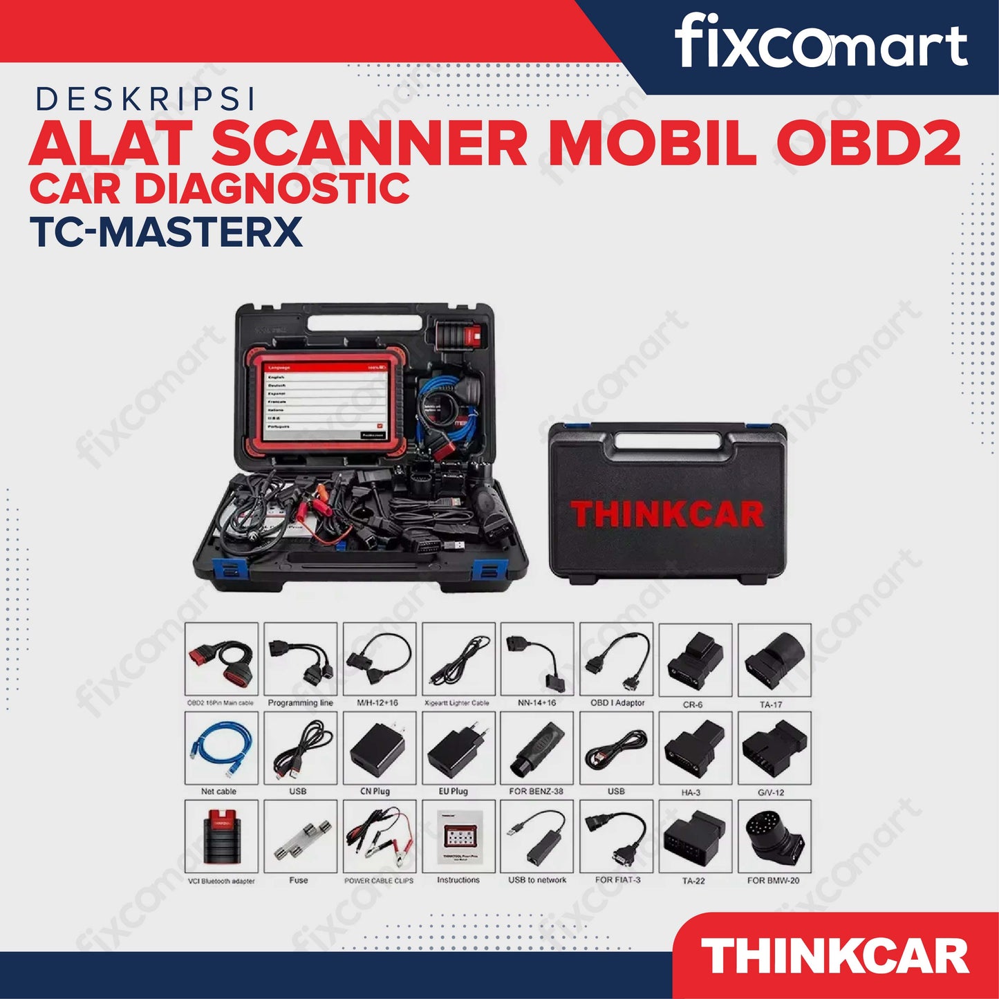 ThinkCar MasterX Alat Scanner Mobil OBD2 Car Diagnostic - THINKCAR TC-MASTERX – Alat Scanner Mobil OBD2 Car Diagnostic
