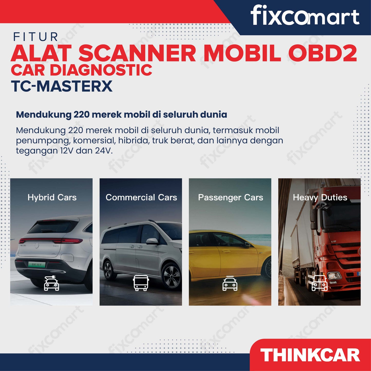 ThinkCar MasterX Alat Scanner Mobil OBD2 Car Diagnostic - THINKCAR TC-MASTERX – Alat Scanner Mobil OBD2 Car Diagnostic