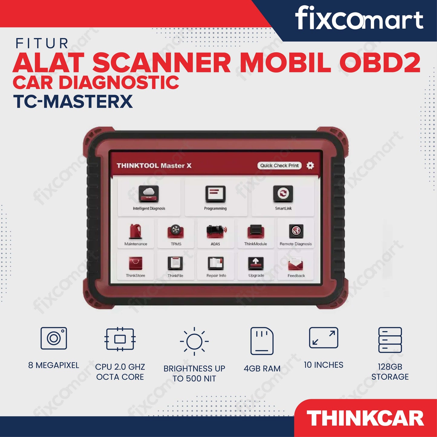 ThinkCar MasterX Alat Scanner Mobil OBD2 Car Diagnostic - THINKCAR TC-MASTERX – Alat Scanner Mobil OBD2 Car Diagnostic
