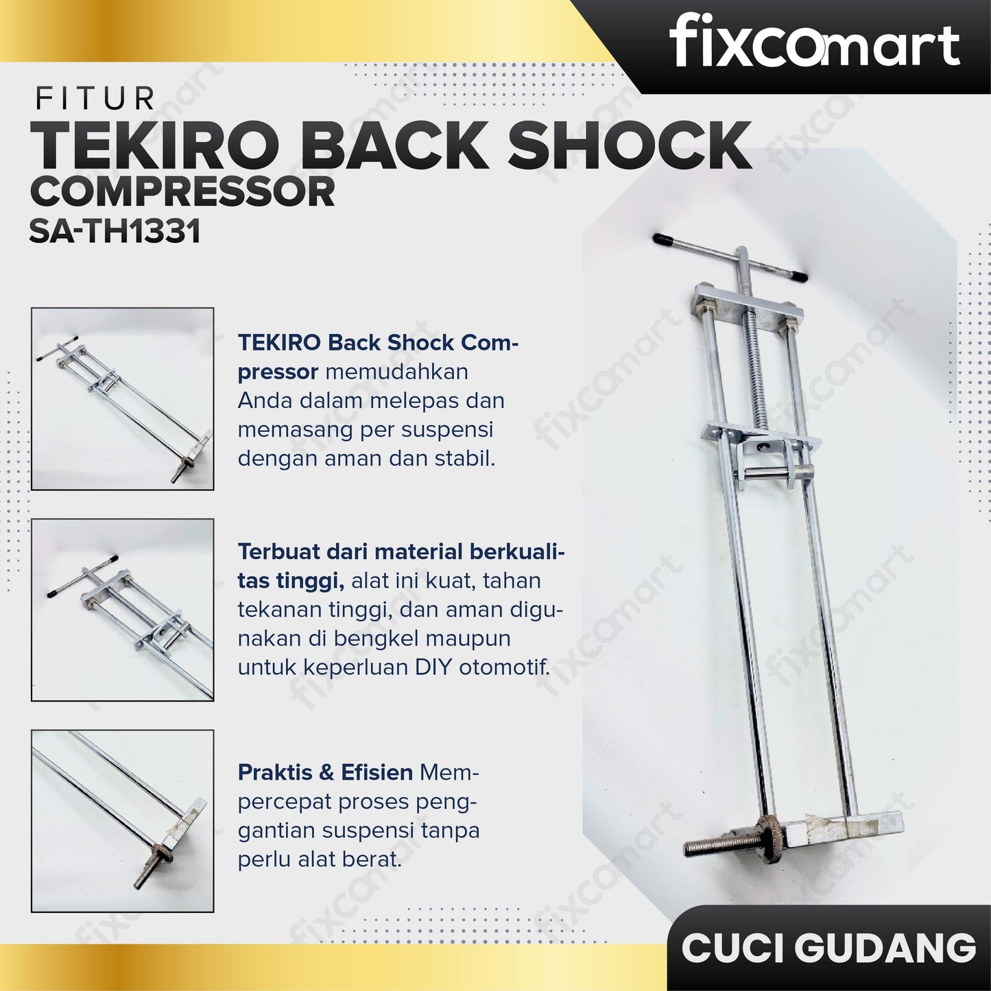GARAGE SALE - TEKIRO Back Shock Compressor