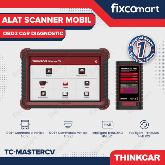 ThinkCar MasterCV Alat Scanner Mobil OBD2 Car Diagnostic - Thinkcar Alat Scanner Mobil OBD2 TC-MasterCV
