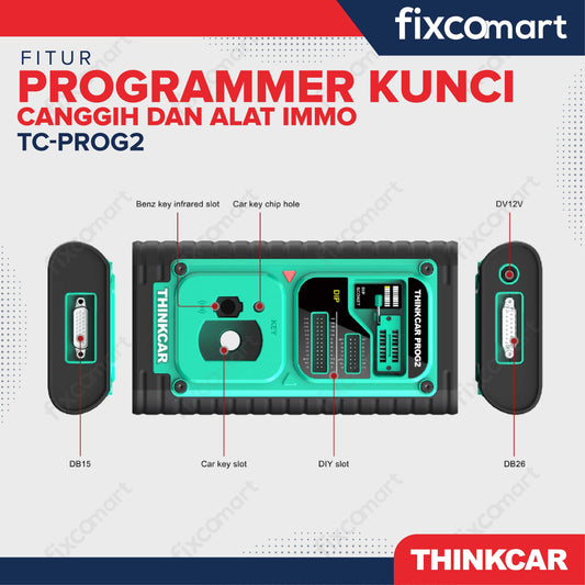 ThinkCar Prog2 Alat Scanner Mobil OBD2 Car Diagnostic - Thinkcar TC-PROG2 Programmer Kunci & Alat IMMO