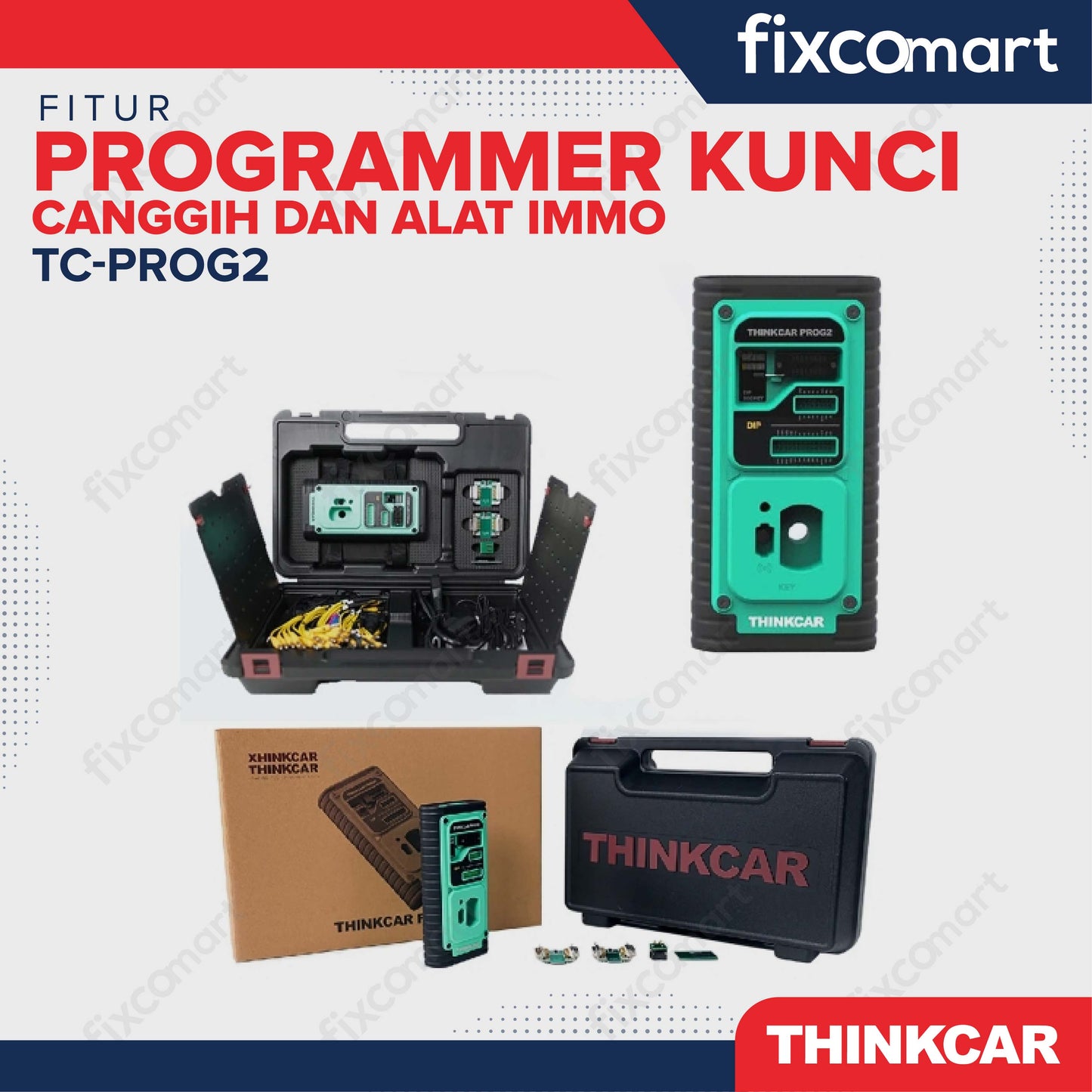 ThinkCar Prog2 Alat Scanner Mobil OBD2 Car Diagnostic - Thinkcar TC-PROG2 Programmer Kunci & Alat IMMO