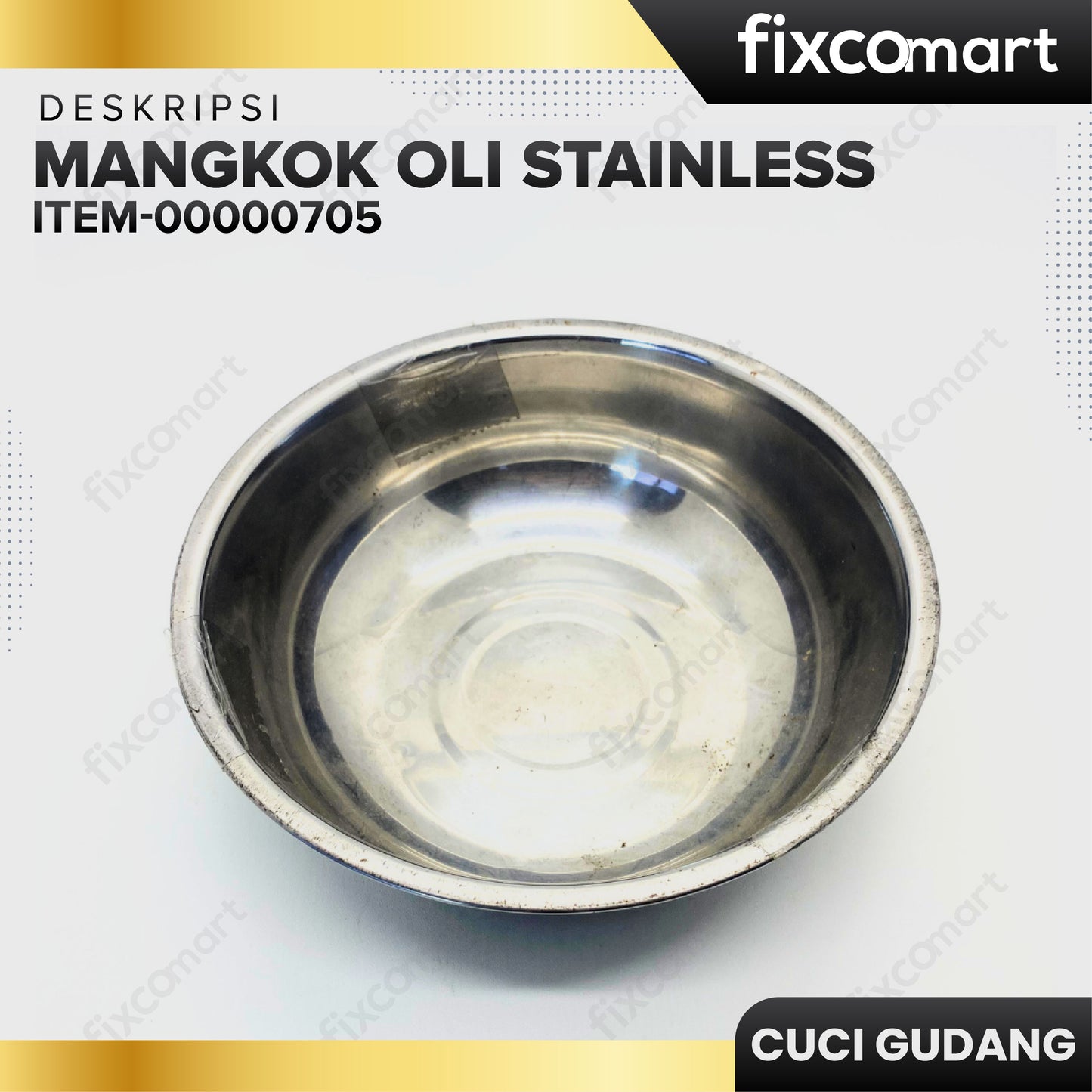 GARAGE SALE - Mangkok Oli Stainless