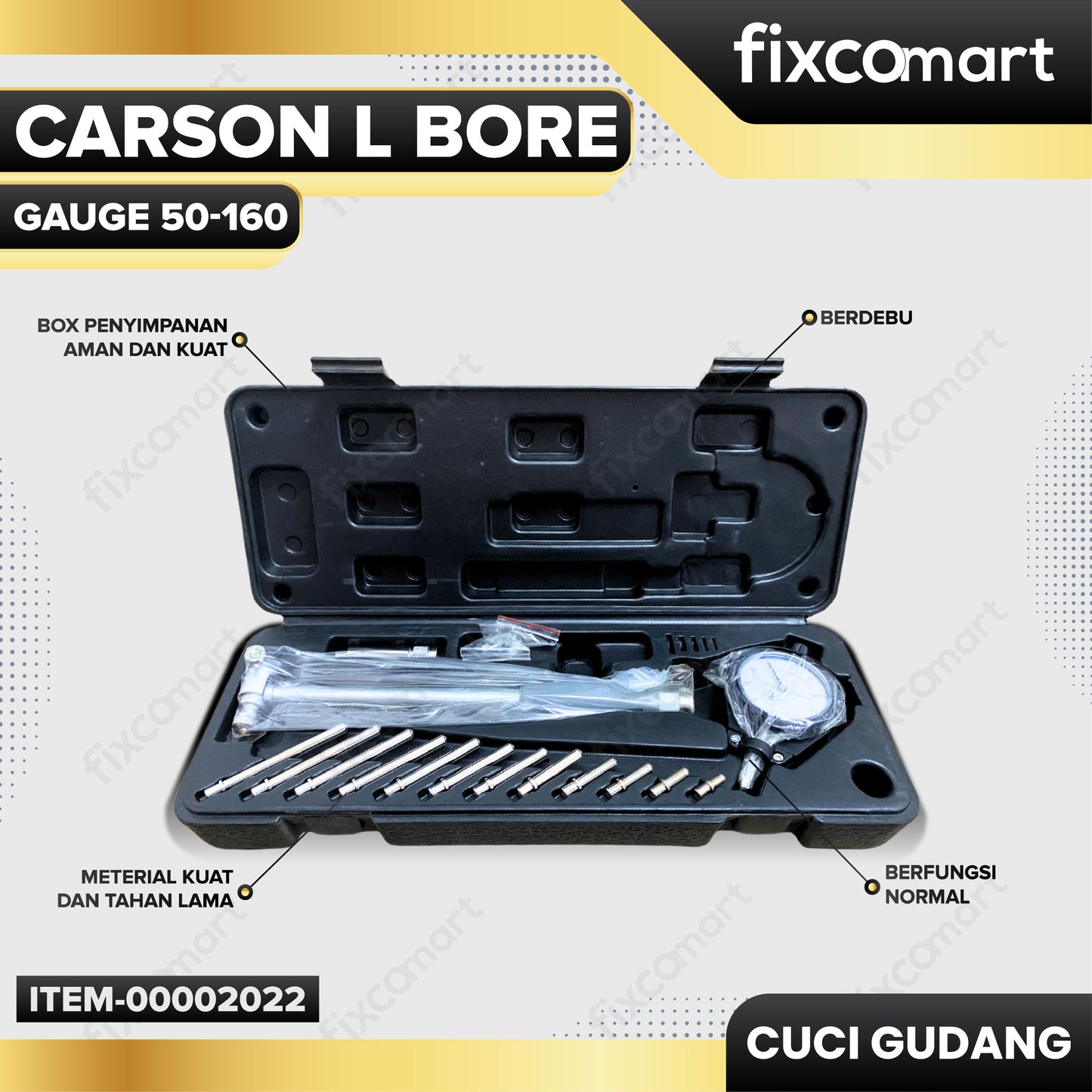 GAARAGE SALE - CARSON L Bore Gauge 50-160