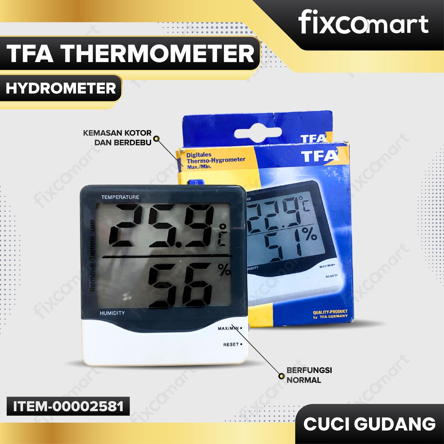 GARAGE SALE - TFA Thermometer Hydrometer