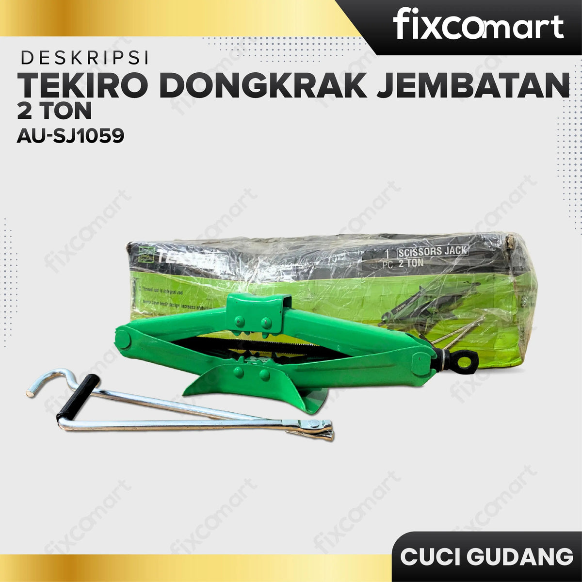 GARAGE SALE - TEKIRO Dongkrak Jembatan 2 Ton FIXCOMART
