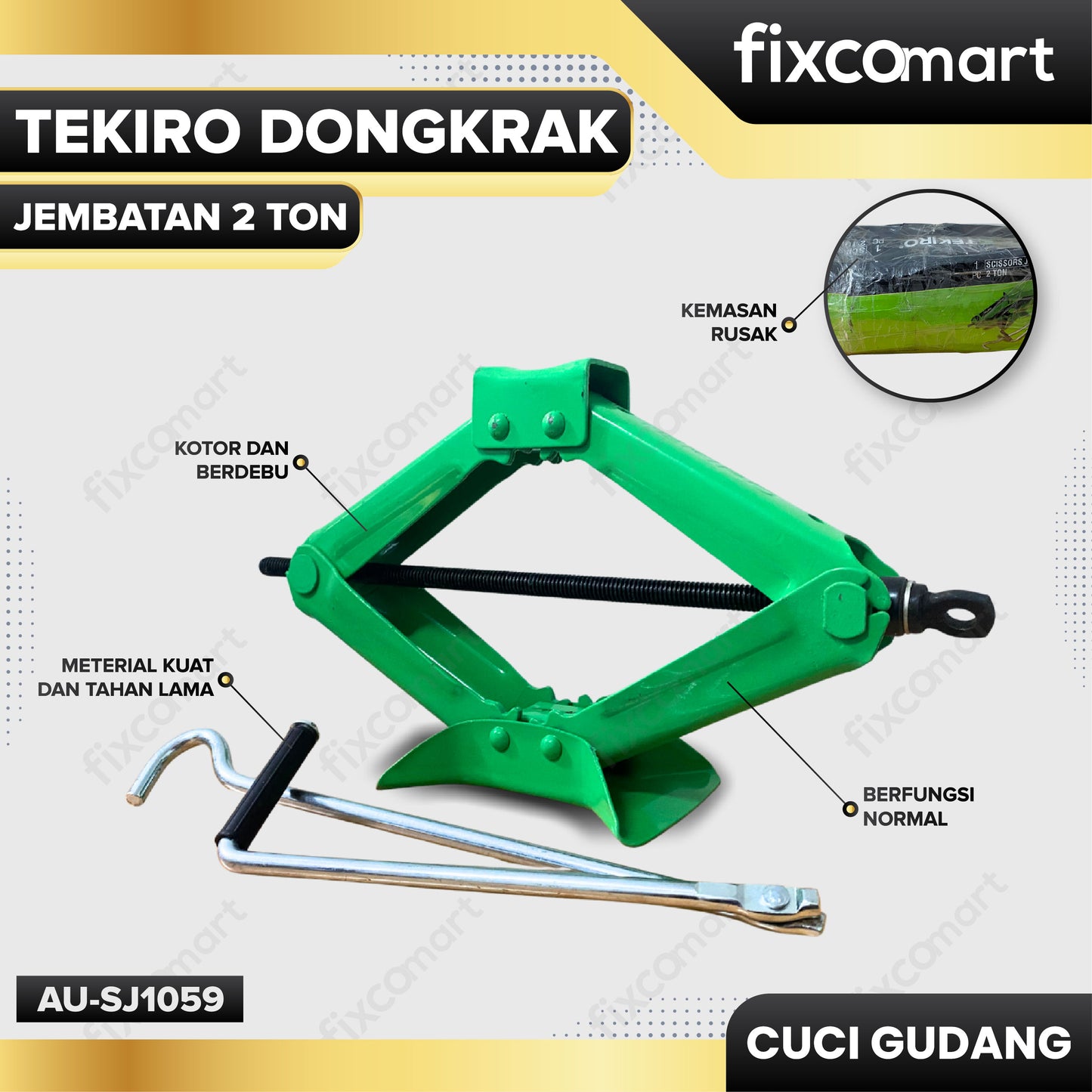 GARAGE SALE - TEKIRO Dongkrak Jembatan 2 Ton