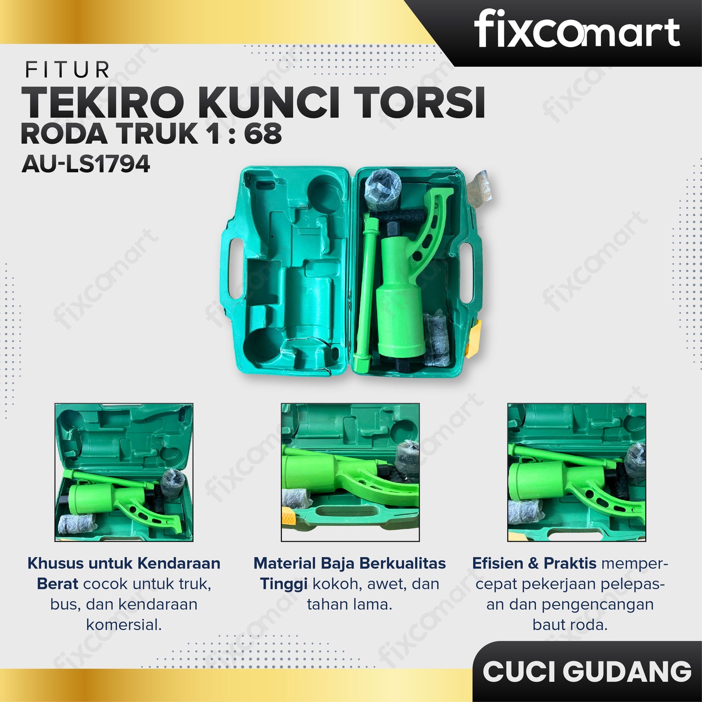 GARAGE SALE - TEKIRO Kunci Torsi Roda Truk 1 : 68