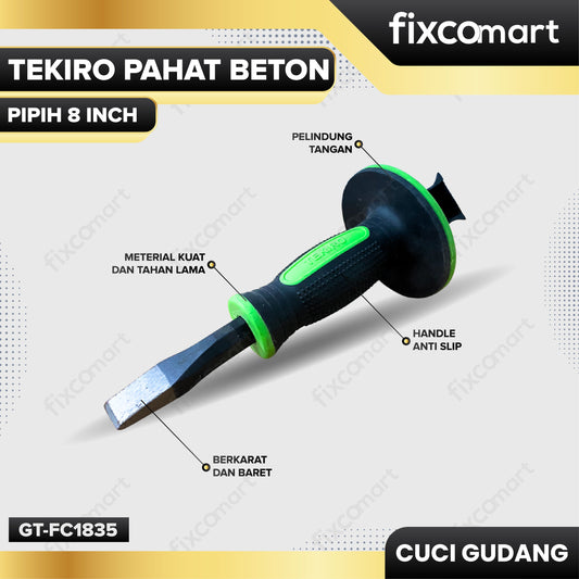 GARAGE SALE - TEKIRO Pahat Beton Pipih 8"