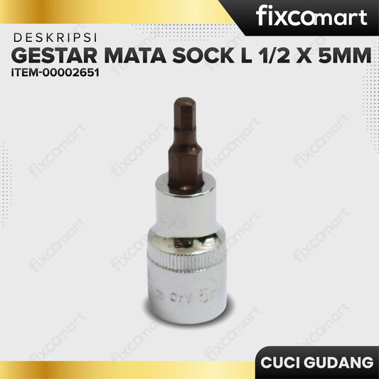 GARAGE SALE - GESTAR Mata Sock L 1/2 x 5mm FIXCOMART