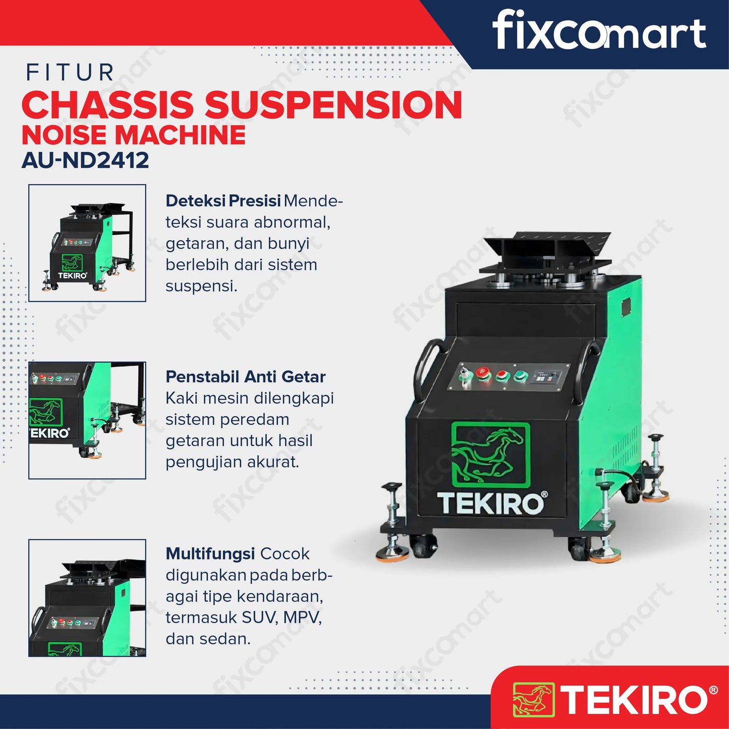 TEKIRO Chassis Suspension Noise Machine FIXCOMART