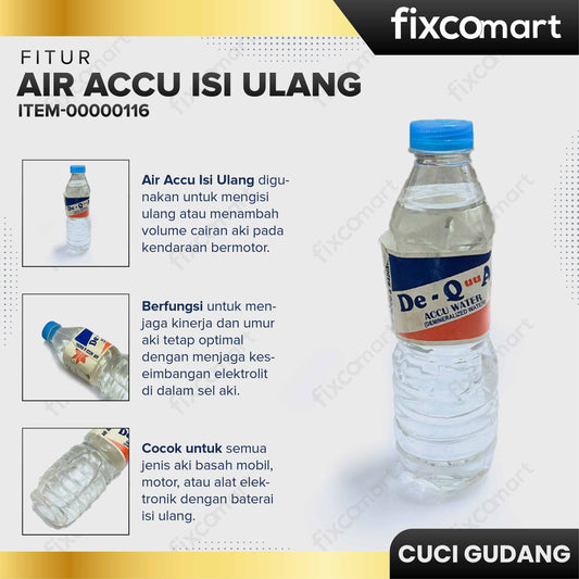 GARAGE - Air Accu Isi Ulang