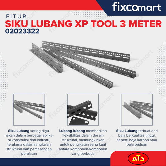 SIKU LUBANG XP TOOL 36MMX36MMX2MMX2.5KGX3M FIXCOMART