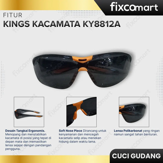 GARAGE SALE - KINGS KACA MATA KINGS VIVA KY 8812A DARK FIXCOMART