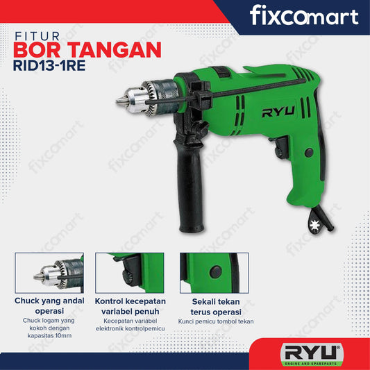 RYU IMPACT DRILL RID13-1RE FREE MATA BOR FIXCOMART