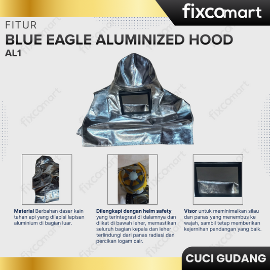 GARAGE SALE - BLUE EAGLE ALUMINIZED HOOD AL1