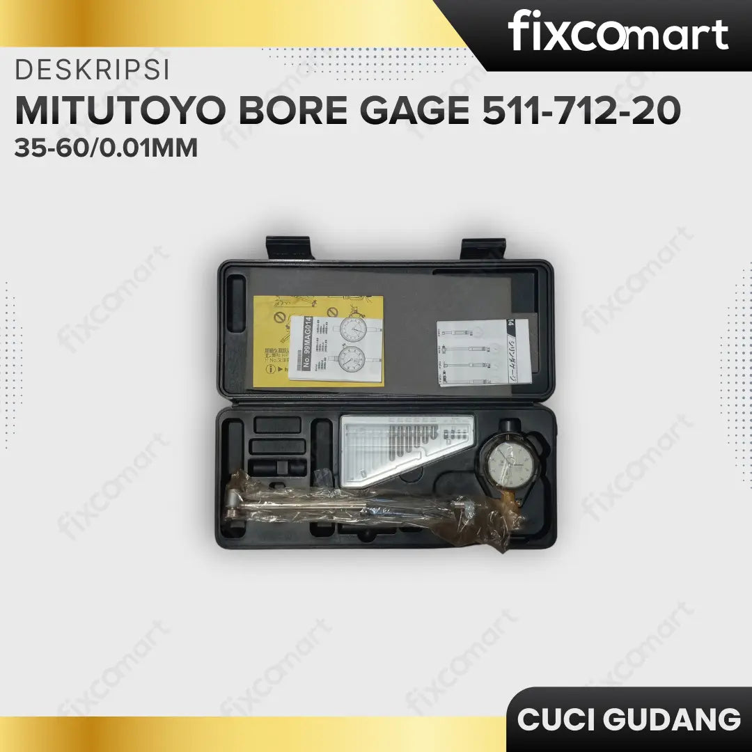 GARAGE SALE - MITUTOYO BORE GAGE 35-60/0.01MM 511-712-20 FIXCOMART