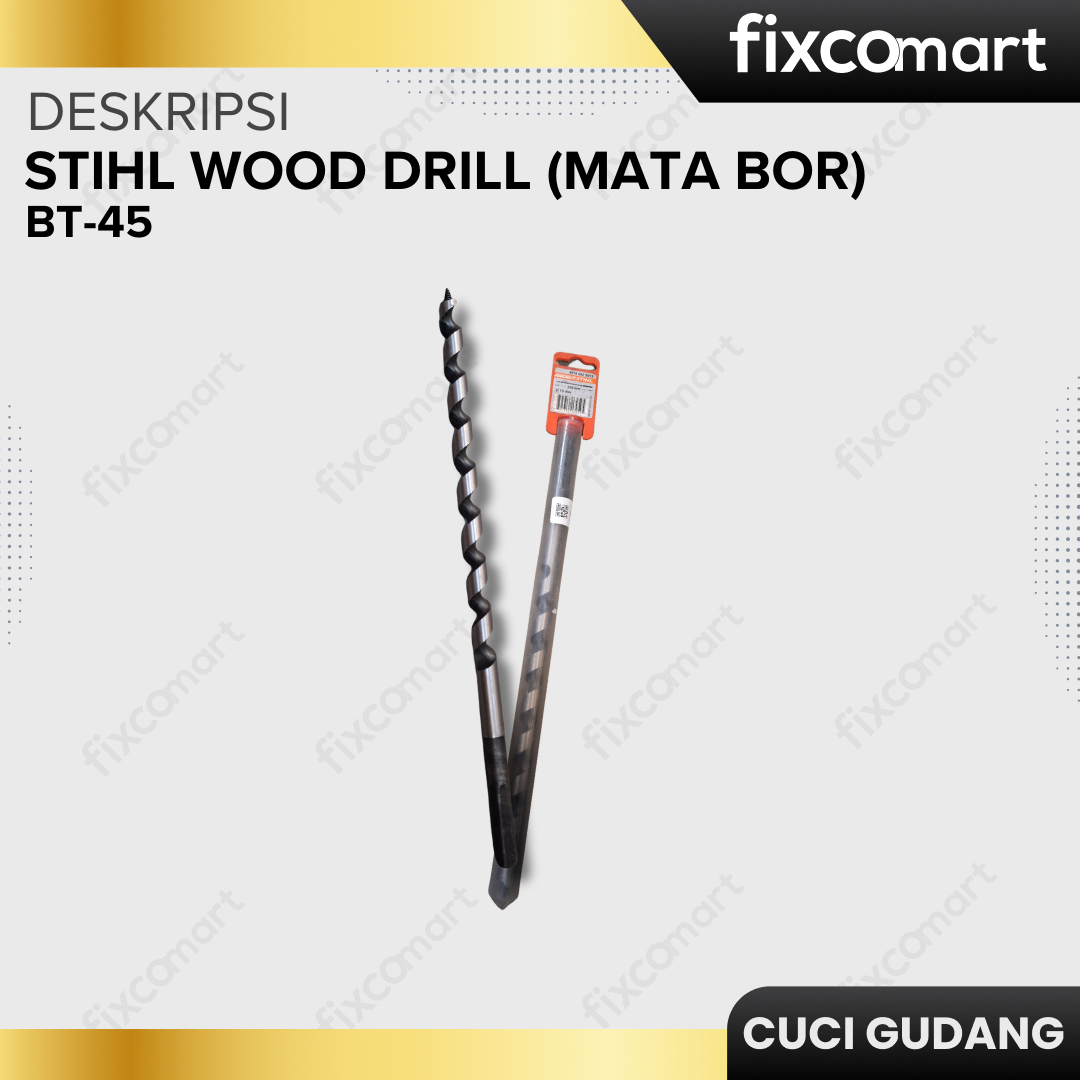 GARAGE SALE-Stihl Wood Drill (Mata Bor) BT-45 (13 x 320 mm)