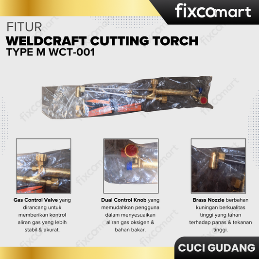 GARAGE SALE-Weldcraft Cutting Torch Type M WCT-001