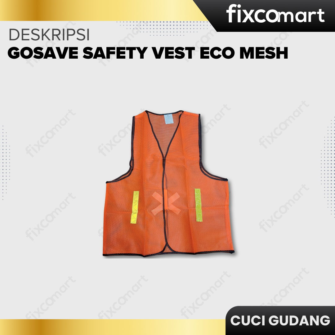 GARAGE SALE-GOSAVE SAFETY VEST ECO MESH
