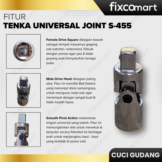 GARAGE SALE-TENKA UNIVERSAL JOINT S-455