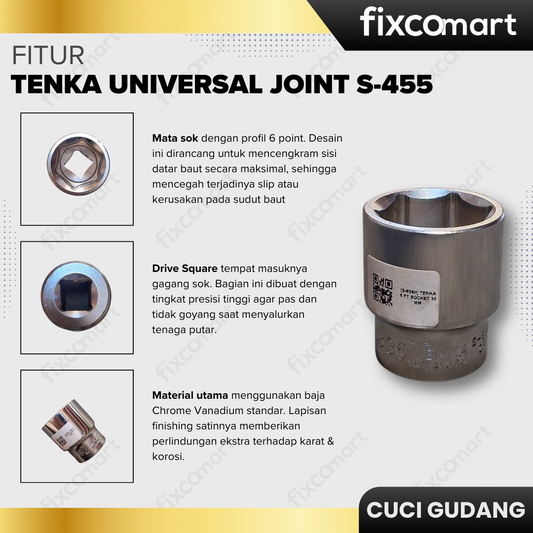 GARAGE SALE-TENKA 6 PT SOCKET 36 MM