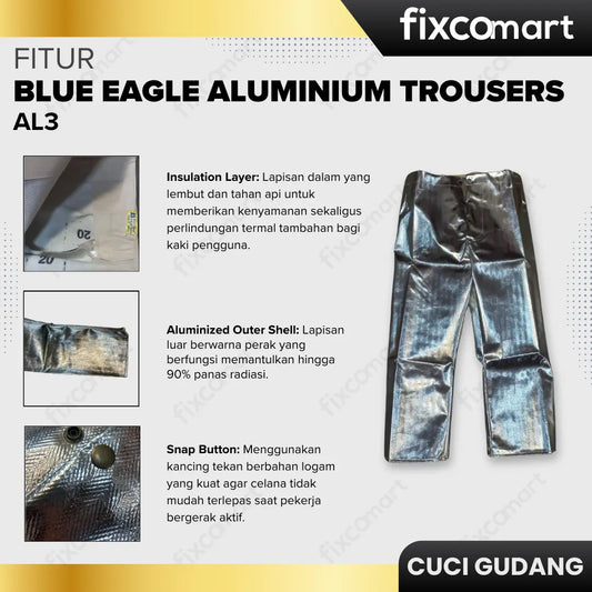 GARAGE SALE-BLUE EAGLE ALUMINIZED TROUSERS AL3 FIXCOMART