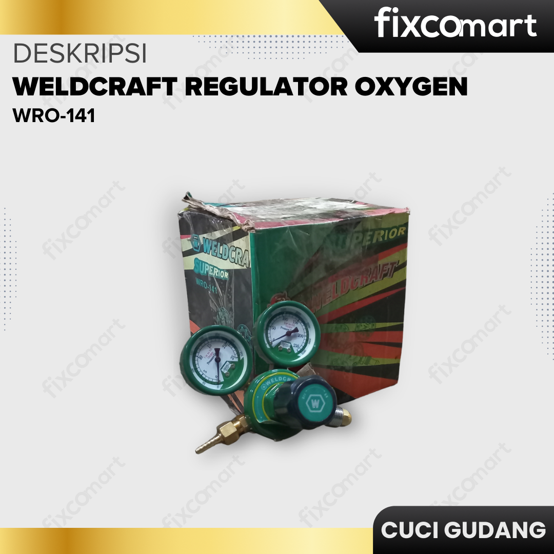 GARAGE SALE-Weldcraft Regulator Oxygen WRO 141