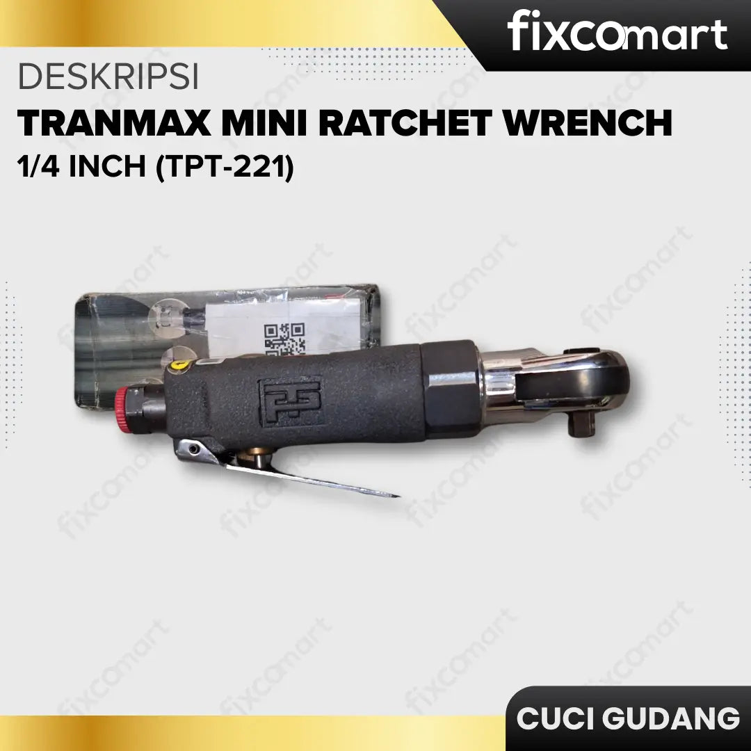 GARAGE SALE-Tranmax Mini Ratchet Wrench 1/4 inch (TPT-221) FIXCOMART