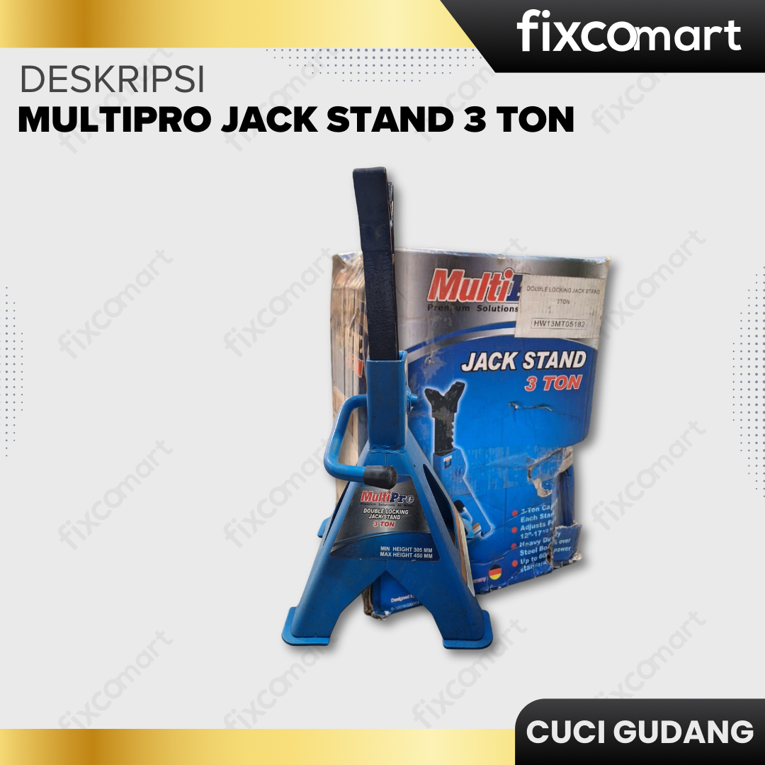 GARAGE SALE-Multipro Jack Stand 3 Ton