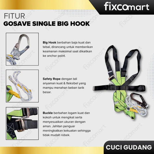 GARAGE SALE-Gosave Single Big Hook FIXCOMART
